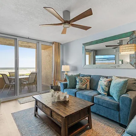 Oceanfront Condo At Oceania Beach Club - Pool, Balcony, Sleeps 4, Walk To Flagler Ave!